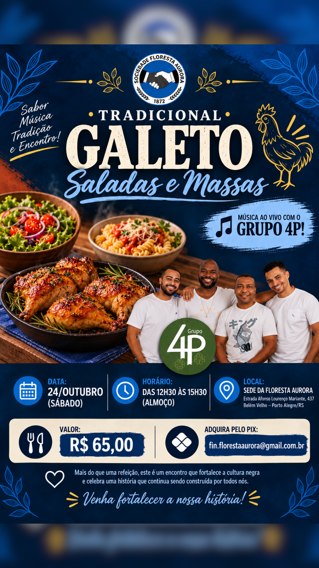 🍗🎶 VEM AÍ O TRADICIONAL GALETO DA FLORESTA AURORA!